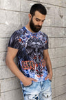 CT710 Camiseta para hombres  con impresión láser estampada