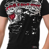 CT713 Men's t-shirt with shiny prints