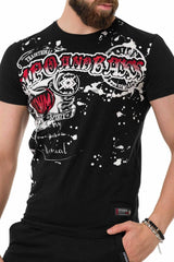 CT713  Camiseta Hombre con estampados brillantes