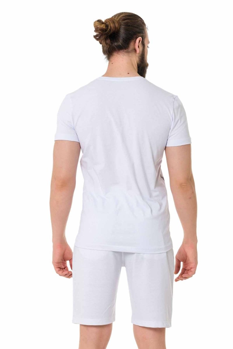 CT713  Camiseta Hombre con estampados brillantes