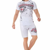 CT713 Men's t-shirt with shiny prints