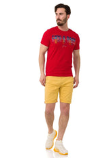 CT717 T-shirt homme avec impression chic sur la poitrine