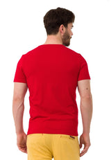 CT717 T-shirt homme avec impression chic sur la poitrine