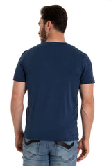 CT717 T-shirt homme avec impression chic sur la poitrine