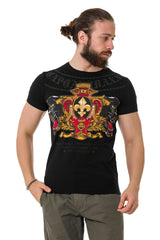 CT718  Camiseta Hombre con estampado de pantera