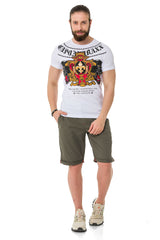 CT718  Camiseta Hombre con estampado de pantera