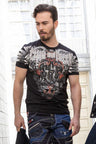 CT728 Camiseta para hombres  con estampado de marca genial
