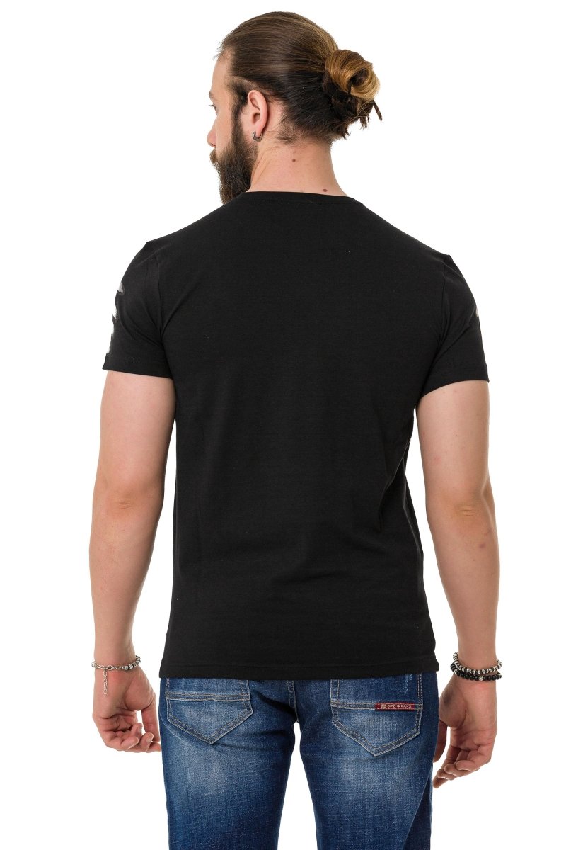 CT728 Camiseta para hombres  con estampado de marca genial