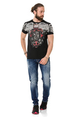 CT728 Camiseta para hombres  con estampado de marca genial