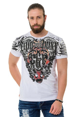 CT728 Camiseta para hombres  con estampado de marca genial