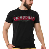 CT731 men's t-shirt with brand print on the front