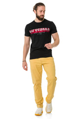 CT731  Camiseta para hombres con marcas en el frente