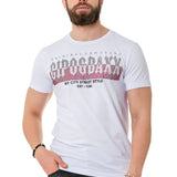 CT731 men's t-shirt with brand print on the front