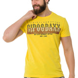 CT731 men's t-shirt with brand print on the front