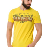 CT731 men's t-shirt with brand print on the front