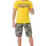 CT731 men's t-shirt with brand print on the front