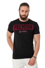 CT732 Camiseta  Men con elegante huella de mama