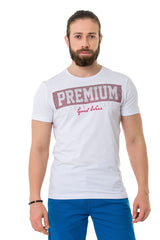 CT732 Camiseta  Men con elegante huella de mama