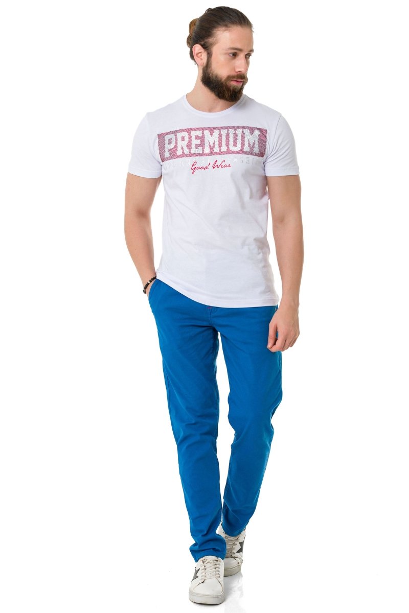 CT732 Camiseta  Men con elegante huella de mama