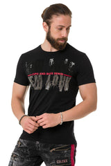 CT733 Camiseta para hombres  con motivo de Ciudad Cool