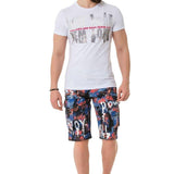 CT733 T-shirt avec motif de la ville cool