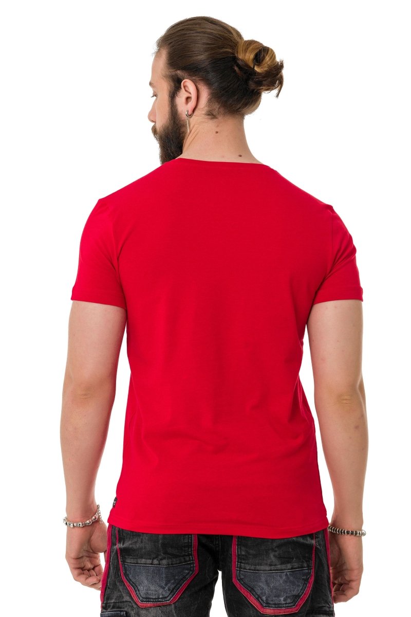 CT734 Camiseta para hombres  con relleno de piezas