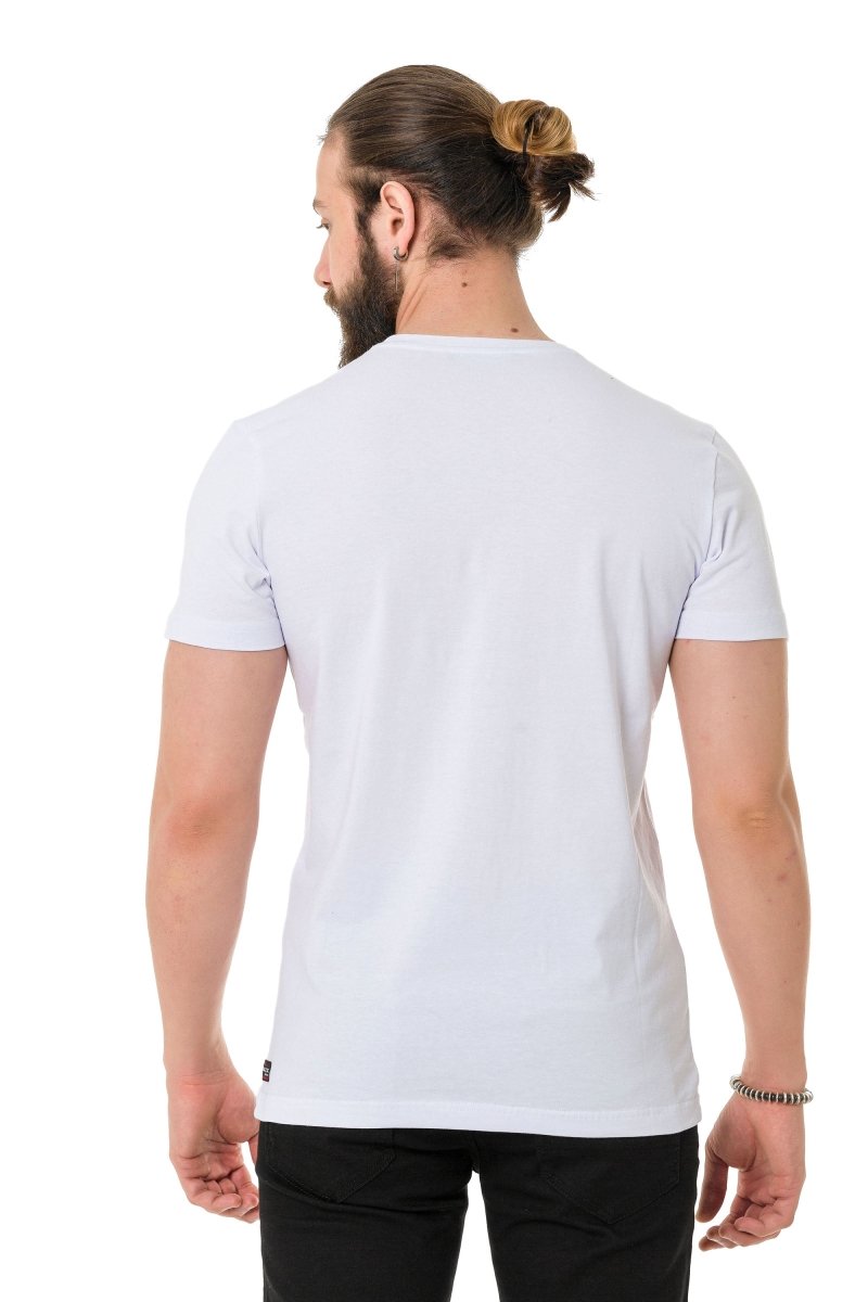 CT734 Camiseta para hombres  con relleno de piezas