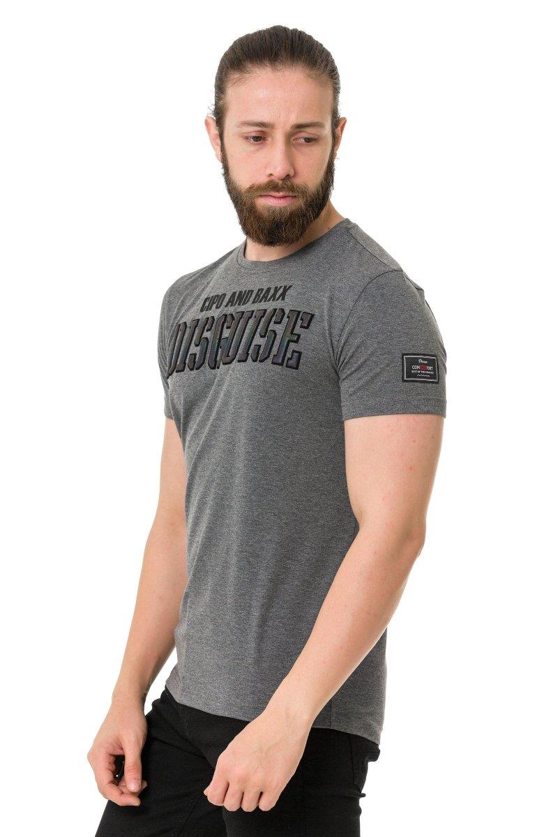 CT737 T-shirt pour homme avec impression furtive