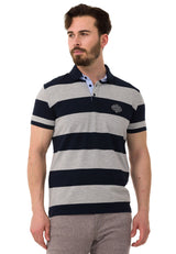 CT741 Polo da Uomo a Righe Multicolore