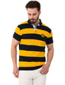 CT741 Polo da Uomo a Righe Multicolore