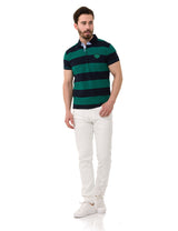 CT741 Polo da Uomo a Righe Multicolore
