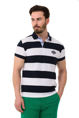 CT741 Polo da Uomo a Righe Multicolore