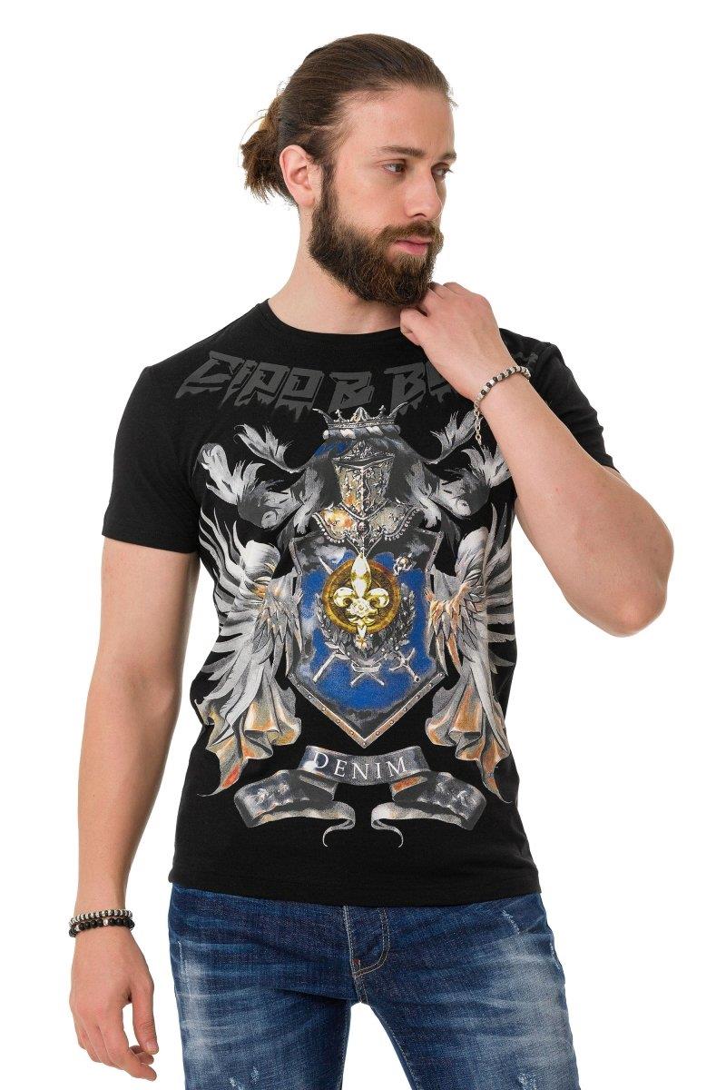 CT743 Camiseta  Men impresa con corona
