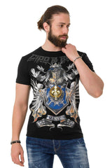 CT743 Camiseta  Men impresa con corona