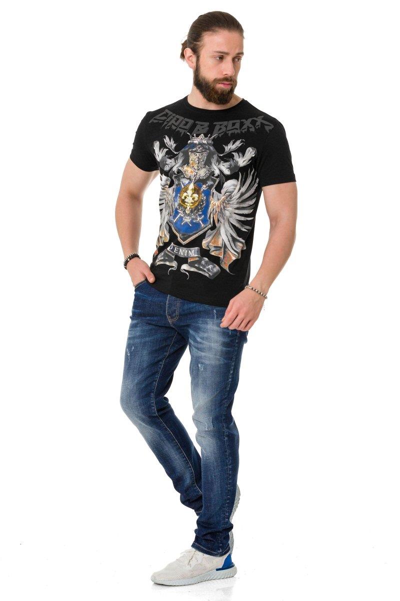 CT743 Camiseta  Men impresa con corona