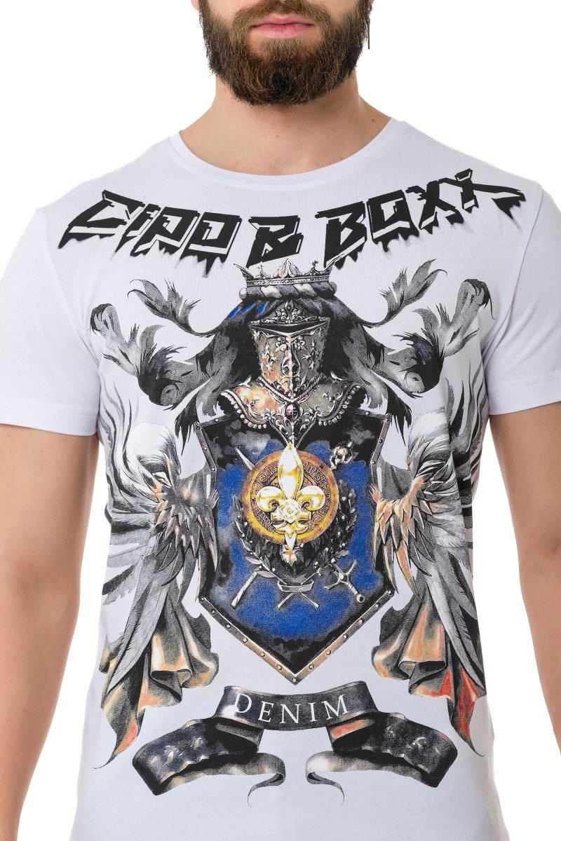 CT743 Camiseta  Men impresa con corona