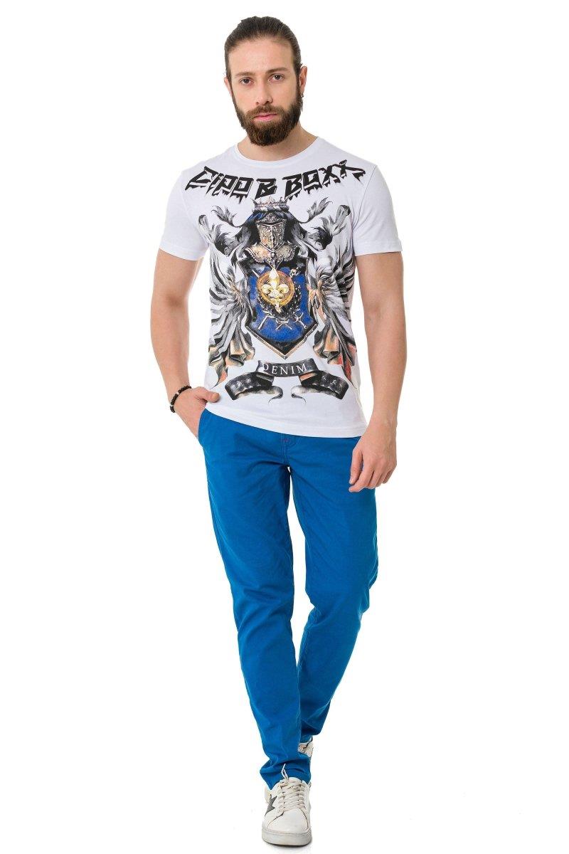 CT743 Camiseta  Men impresa con corona