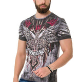 CT746 Herren T-Shirt Wing Cross mit Laserdruck