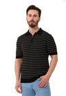 CT751 Men's Polo Shirt with multi-colored Stripdesign