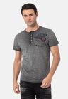 CT761 Camiseta para hombres  con estampados fríos