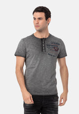CT761 Camiseta para hombres  con estampados fríos