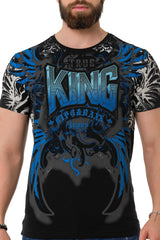 CT763 Camiseta de hombres  con estampados de rey