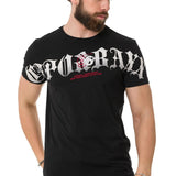 CT768 T-shirt homme avec écriture cursive