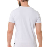CT768 T-shirt homme avec écriture cursive