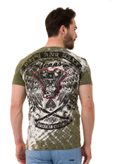  CT769 Camiseta de hombres con estampados batik