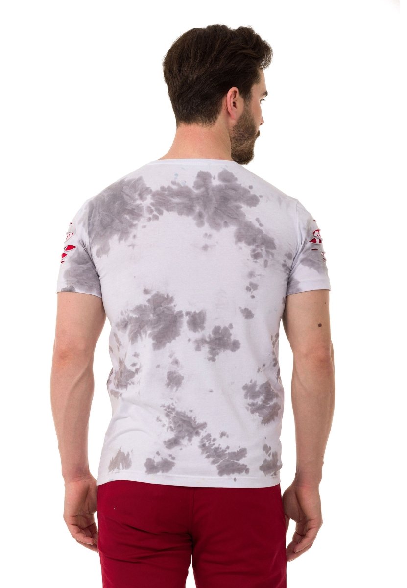 CT772 Heren T-shirt met Kettingbadge