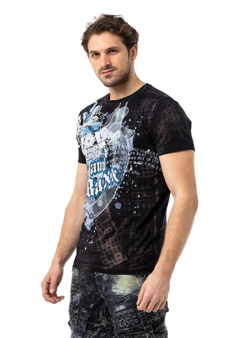 CT782 Men T-shirt with Large Print