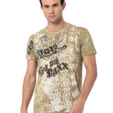 CT782 T-shirt homme avec grande impression