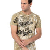 CT782 T-shirt homme avec grande impression