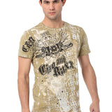 CT782 T-shirt homme avec grande impression